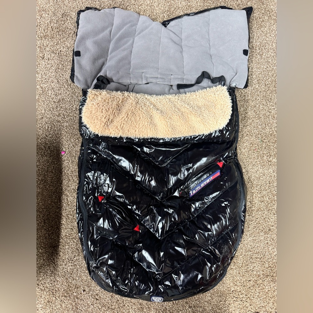 7AM Enfant Black Stroller Footmuff